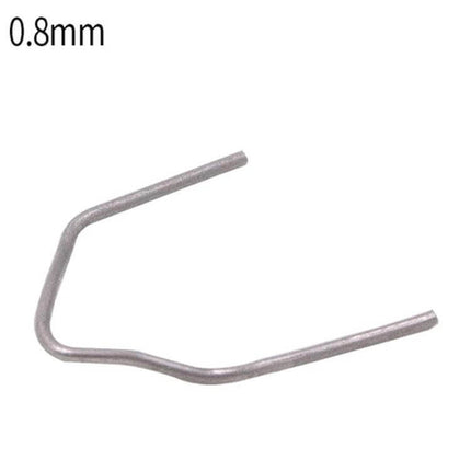 Auto Bumper Plastic Repair Welding Patch Kit 500 Pieces Pack - 0.8mm metal nail-implant patch for horizontal and vertical bumper crack repair