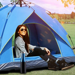 Automatic Spring Multi-Person Camping Tent for Outdoor Beach Adventures