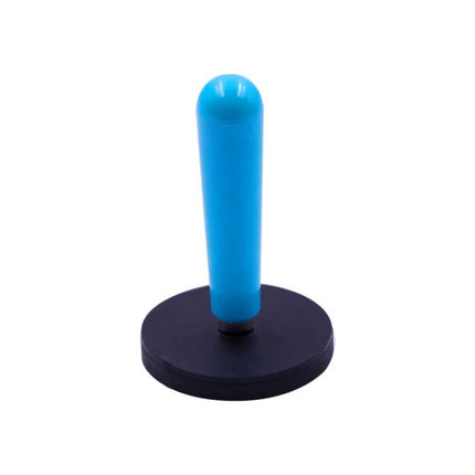 Magnetic Tool for Positioning Car Wrapping Film Easily rubber-coated magnetic holder with blue handle for precise vinyl wrap alignment and anti-scratch protection