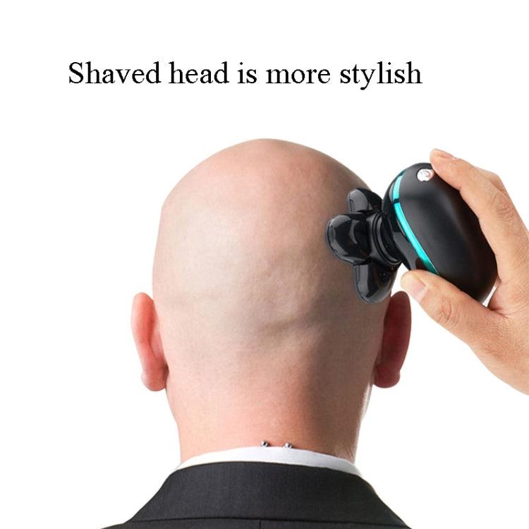 Rechargeable Electric Shaver with Intelligent Digital Display and Waterproof Design for Effortless Bald Head Grooming