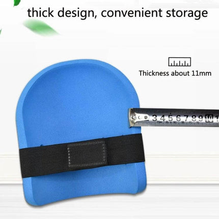 Labor Protection Knee Protector for Construction Work EVA foam thickened 11mm blue knee pad with elastic strap for kneeling tasks