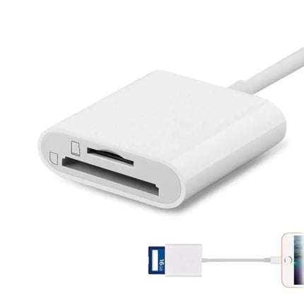 SD and TF Card Reader Adapter for iPhone iPad Photo Transfers