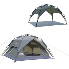 Automatic Easy-Setup Beach and Camping Tent for 3-4 People by Desert&Fox