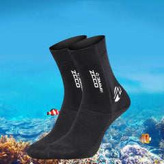 ZCCO 3mm Thermal Non-Slip Diving Socks with Ankle Protection