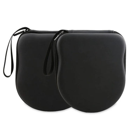 Thumb Piano Case for Safe Everyday Instrument Travel - black EVA anti-knock carrying case with zipper and wrist strap