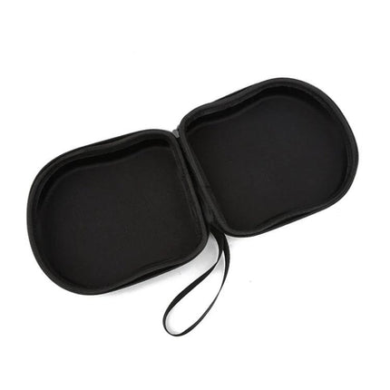 Thumb Piano Case for Safe Everyday Instrument Travel - black EVA protective zip case with interior padding and wrist strap