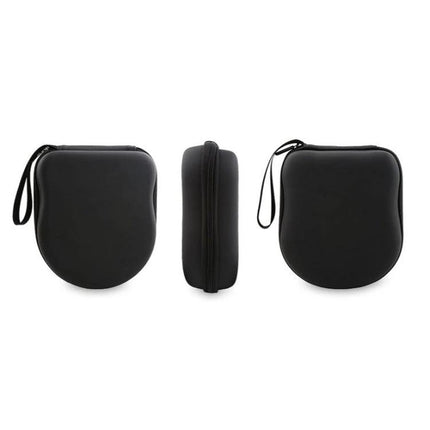 Thumb Piano Case for Safe Everyday Instrument Travel - black EVA anti-knock protective carrying case with zipper and wrist strap