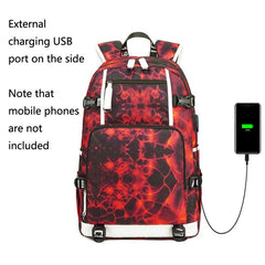 Spacious Waterproof Backpack with USB Charging for Students and Professionals