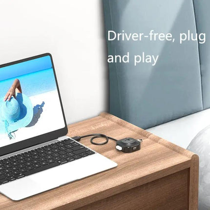 Jasoz 4-Port USB Hub for Connecting Multiple Devices