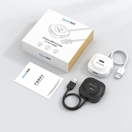 Jasoz 4-Port USB Hub for Connecting Multiple Devices