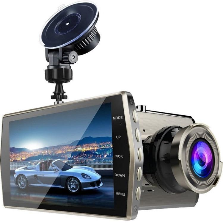 High-Definition Dual-Lens Car DVR with 4-Inch Night Vision Display