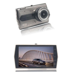 High-Definition Dual-Lens Car DVR with 4-Inch Night Vision Display