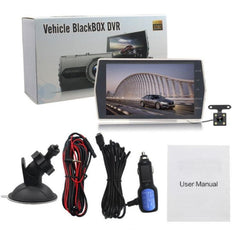 High-Definition Dual-Lens Car DVR with 4-Inch Night Vision Display