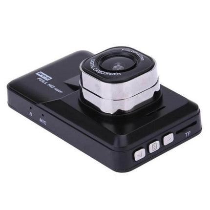 Versatile Black HD Dash Cam for Daily Vehicle Use mounted on windshield, dual-camera option, compact black HD recorder