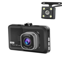 Full HD Dual-Channel Car Dash Camera with Rearview Assistance