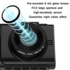 Cámara de visión nocturna por infrarrojos avanzada de 1080P para tablero de instrumentos de automóviles