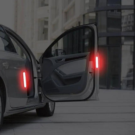 Car Reflective Safety Stickers in Red, Yellow, and Blue for Night Use | Syndmart