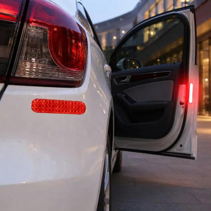 Car Reflective Safety Stickers in Red, Yellow, and Blue for Night Use | Syndmart
