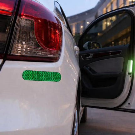 Car Reflective Safety Stickers in Red, Yellow, and Blue for Night Use | Syndmart