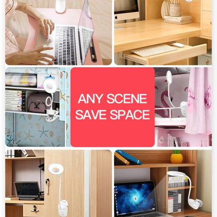 YAGE Clip Lamp for Everyday Home and Office Reading - adjustable clip-on LED for desks, beds, study nooks (compact, space-saving)