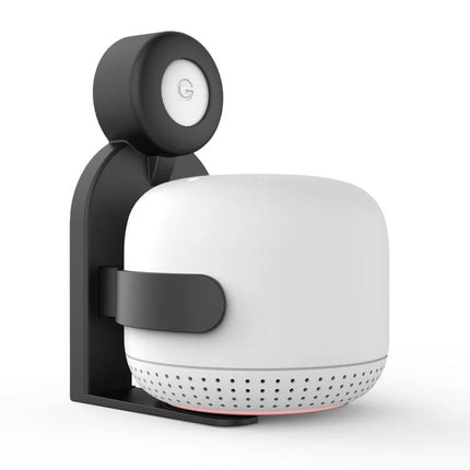 Google Nest Wifi Wall Mount Bracket For Neat Cable Storage black ABS wall mount holding router with cable slot