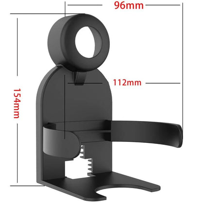 Google Nest Wifi Wall Mount Bracket For Neat Cable Storage black ABS wall-mounted bracket with cable slot 96x154mm
