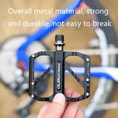 PROMEND Quick Release Aluminum Alloy Folding Pedals for Road Bikes - 1 Pair with Enhanced Durability and Performance