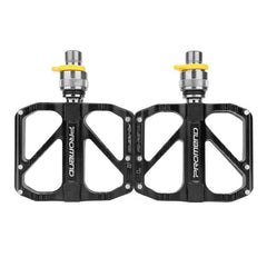 PROMEND Quick Release Aluminum Alloy Folding Pedals for Road Bikes - 1 Pair with Enhanced Durability and Performance