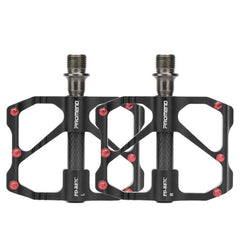 PROMEND Carbon Fiber Bearing Pedals for Road and Mountain Bikes - 1 Pair