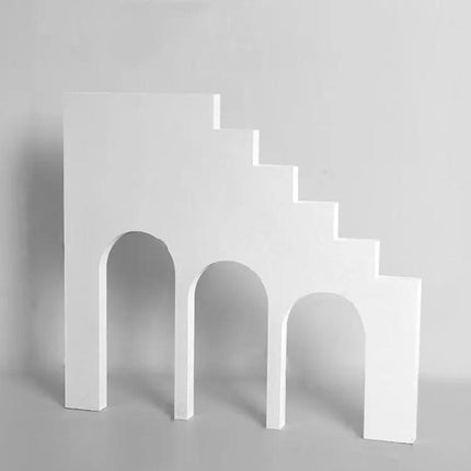 Set of Wooden Geometric Photography Props for Creative Shoots