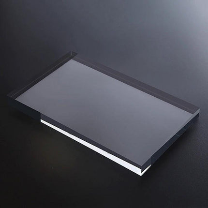Acrylic Geometric Photo Props for Studio Backgrounds and Ornaments - clear rectangular acrylic panel used as geometric photo prop