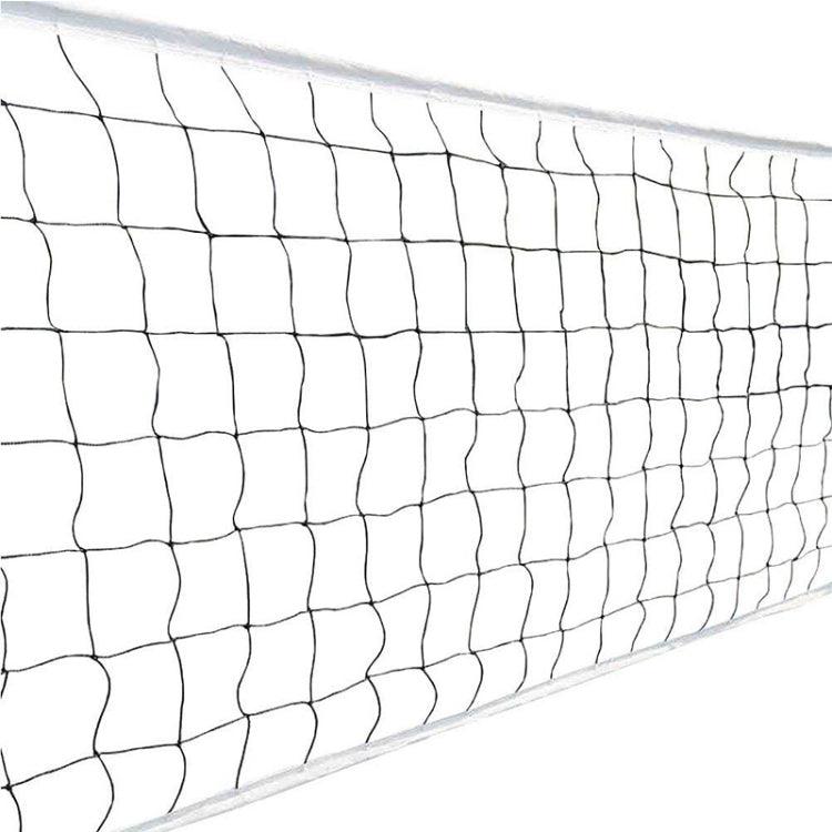 Polyethylene Four-Sided Knotted Beach Volleyball Net for Training and Competition