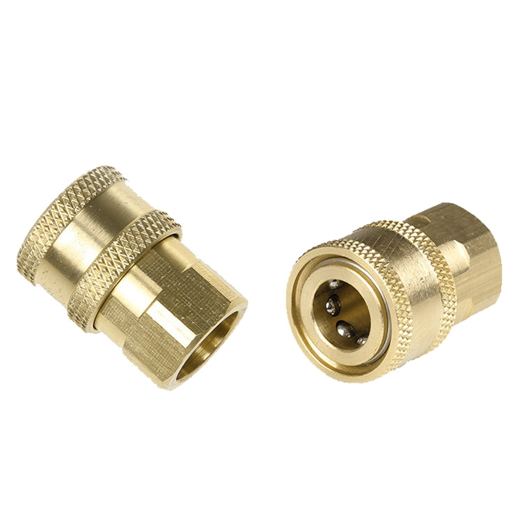 2 PCS High-Pressure Water Sprinklers Live Connection And Quick Plug-In Sockets For Threaded Connection Of Washing Machine Nozzles, Inner G1/4, Internal M14x1.5mm