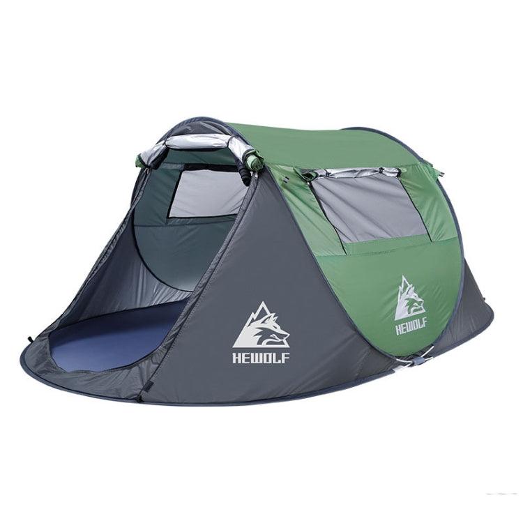 Hewolf 1766 Automatic Quick-Setup Camping Tent - Outdoor Windproof & Sunscreen Design for 2-5 People