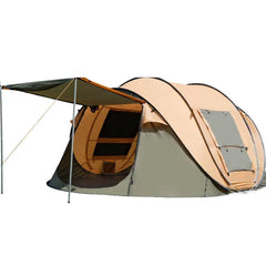 Hewolf 1766 Automatic Quick-Setup Camping Tent - Outdoor Windproof & Sunscreen Design for 2-5 People