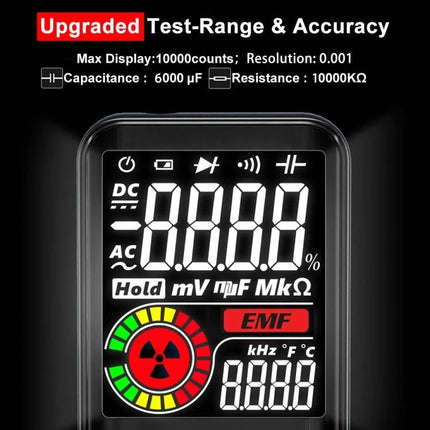 BSIDE S20 Large Screen Multimeter for Electrical Voltage Testing digital multimeter display showing large clear readings for voltage and EMF