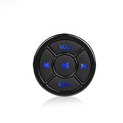 Car Bluetooth Remote Button For Music Playback And Selfies, Silver