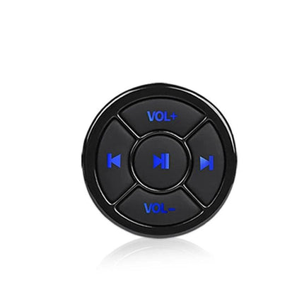 Car Bluetooth Remote Button For Music Playback And Selfies, Silver