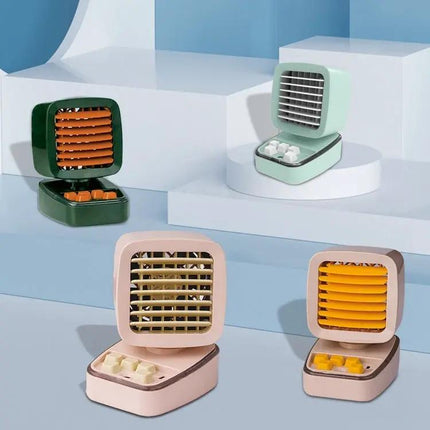 Mini USB Humidifying Desktop Fan For Home And Office Use