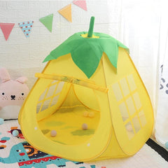 Breathable Mesh Folding Play Tent for Kids - Indoor Cartoon House Toy