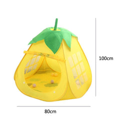 Breathable Mesh Folding Play Tent for Kids - Indoor Cartoon House Toy