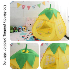 Breathable Mesh Folding Play Tent for Kids - Indoor Cartoon House Toy