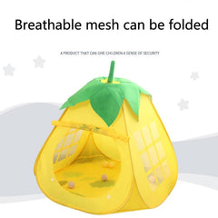 Breathable Mesh Folding Play Tent for Kids - Indoor Cartoon House Toy