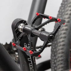 PROMEND Lightweight Titanium Axle Carbon Bicycle Pedals for Mountain and Road Bikes