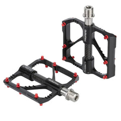 PROMEND Lightweight Titanium Axle Carbon Bicycle Pedals for Mountain and Road Bikes