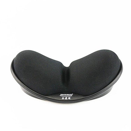 Jincomso Ergonomic Memory Foam Wrist Rest for Typing black contoured wrist support cushion for keyboard