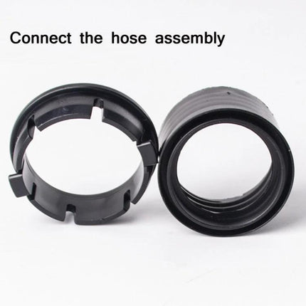Set of 3 32mm Elbow Handles for Household Vacuum Cleaners - black plastic elbow handles for hose connection, improves reach and maneuverability