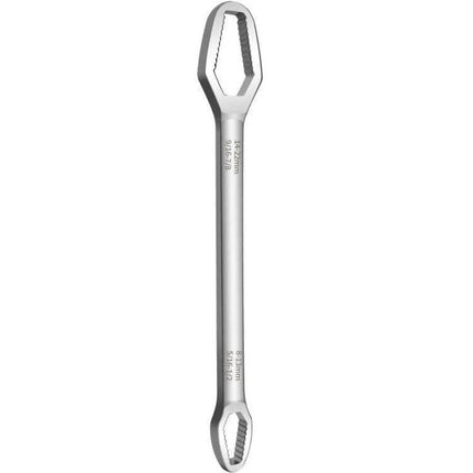 Plum Wrench Double Headed Self Tightening Tool For Home Repairs polished chrome double-ended metric wrench protecting threads