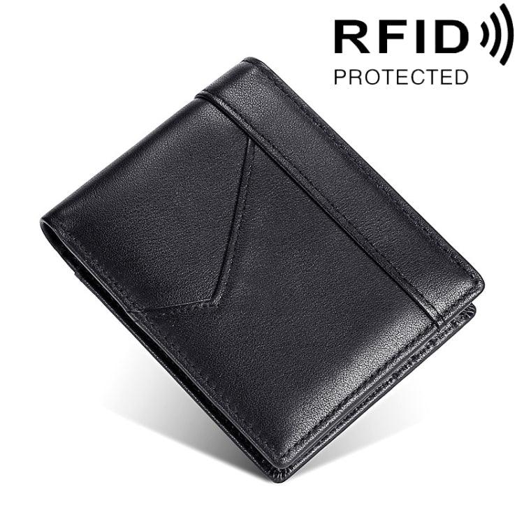 Leather RFID Blocking Wallet for Men - Stylish and Secure Design