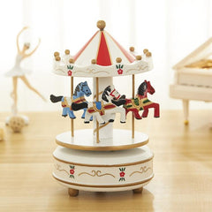 Enchanted Sky City Carousel Musical Keepsake for Couples